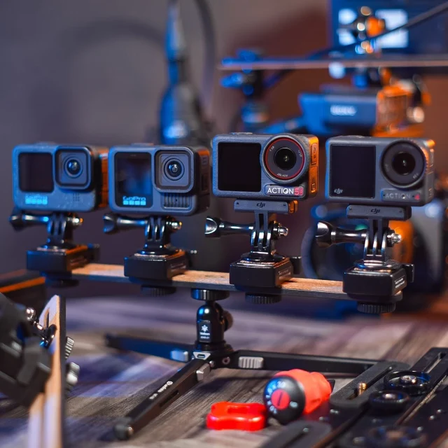 Preparing a comparison of action cameras☺️
アクションカメラの比較の準備を進めています☺️
#DjiAction5Pro #DjiAction5 #Action5
#DjiAction4 #Action4
#Dji
#GoPro13 #GoProHero13 #GoProHero13Black 
#GoPro12 #GoProHero12 #GoProHero12Black
#GoPro
#ActionCamera
#Comparison #比較
#Vs
#SideBySide #サイドバイサイド